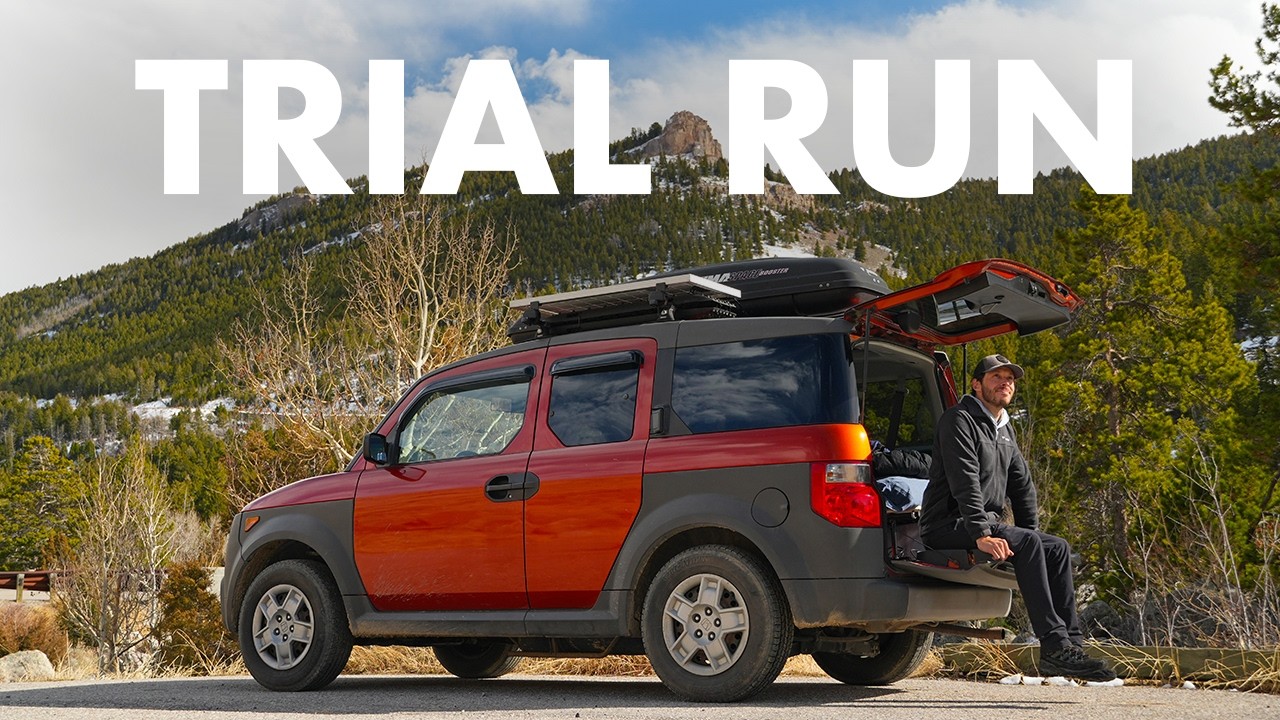My First Night in the Honda Element Camper… Here’s What Happened