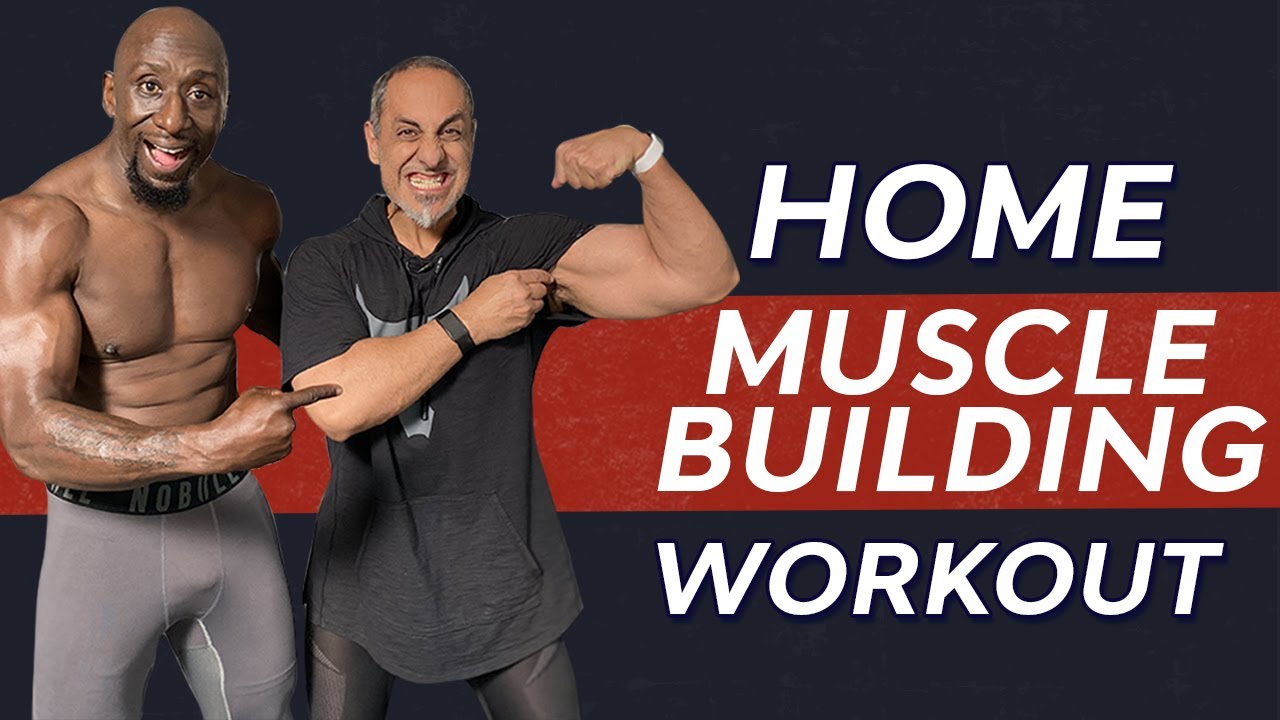 Muscle Building Home Workout - Chest, Back, Legs and Shoulders