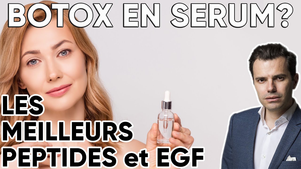 Peptides et EGF: Du botox en crème?