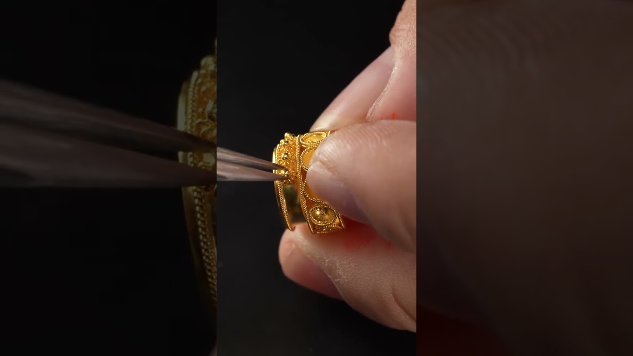 Bestow this smoothness upon the most precious her#Gold#Douyin Intangible Cultural Heritage