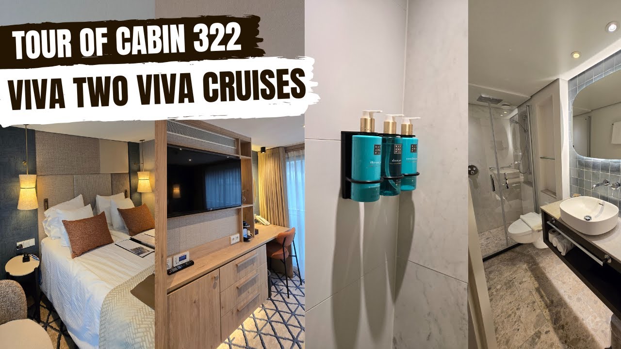 TOUR of CABIN 322 - VIVA TWO VIVA CRUISES - February 2025