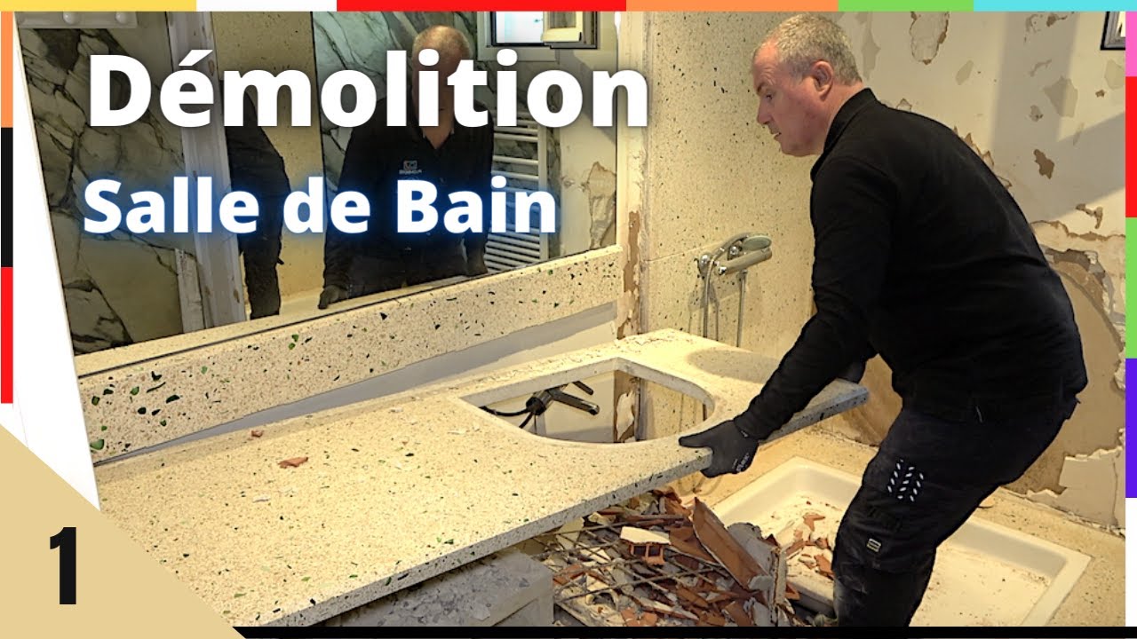 Je casse toute la salle de bain