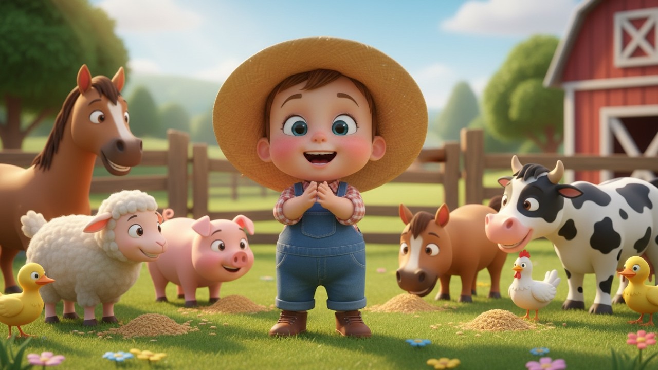 Old MacDonald Funny Remix Song for Kids | Farm Nursery Rhymes, Baby Songs & Kids Music 😂🌾