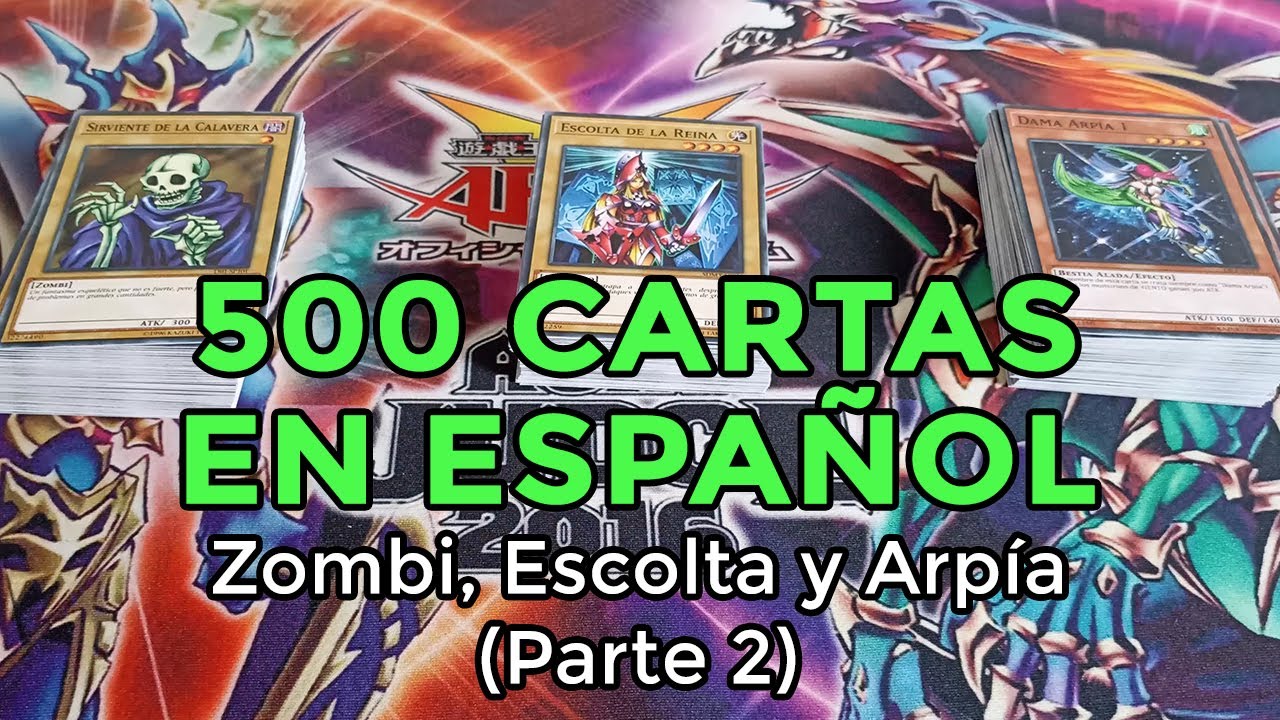 Yugioh 500 Cartas en Español (3 BARAJAS - PARTE 2) - Cartas Yugioh Colombia