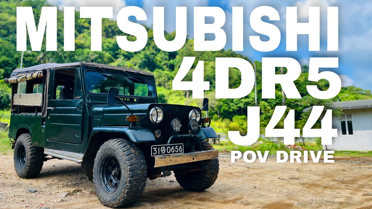 Mitsubishi 4DR5 J44 1976 Jeep POV Drive - GOPRO HERO 9 BLACK - SL POV HUB