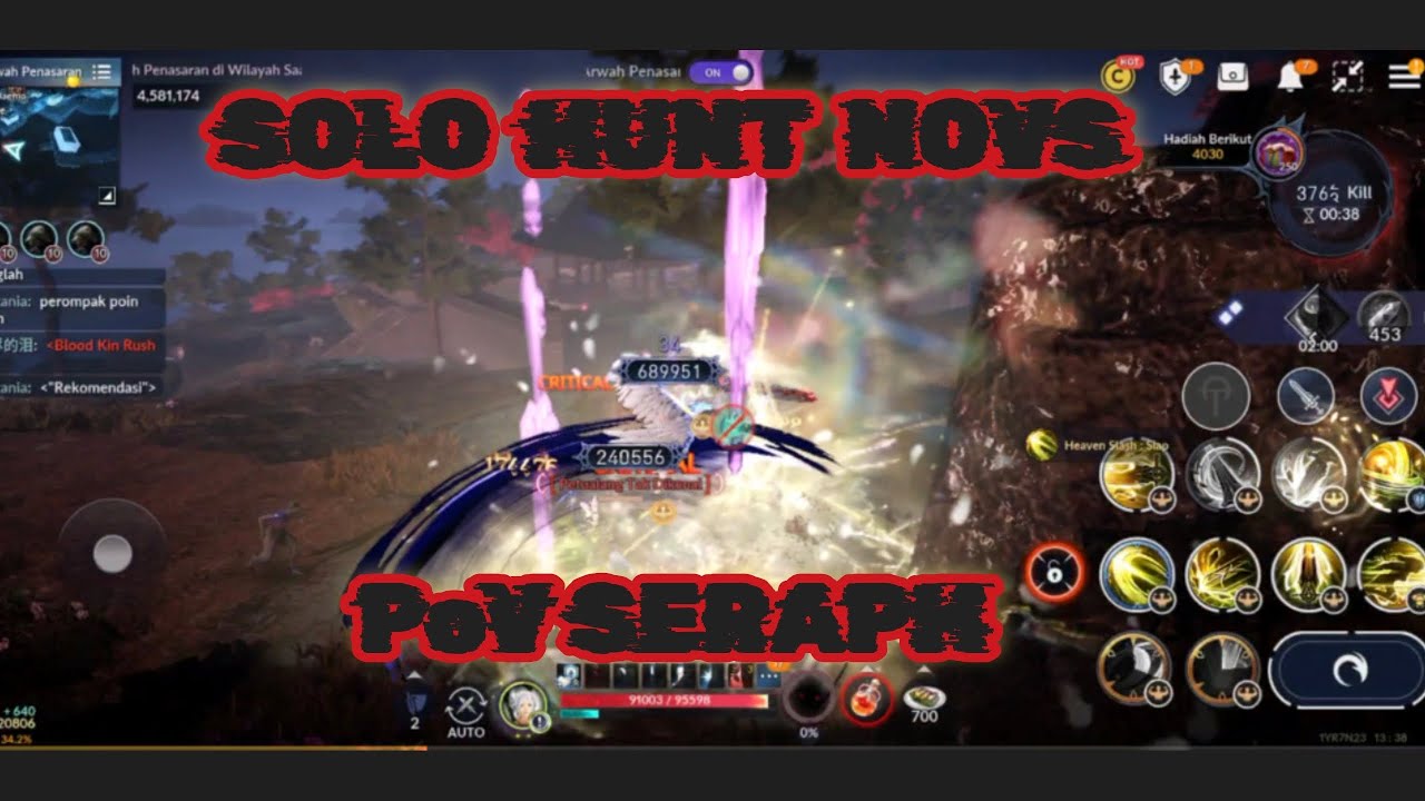 SOLO HUNT NOVS PoV SERAPH | Black Desert Mobile 30/01/26