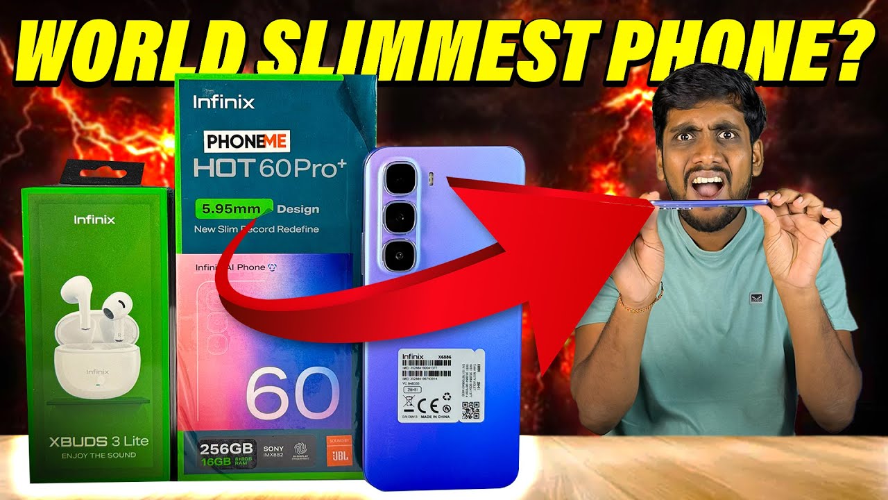 🟠 உலகில் இதுதான் Slimmest 3D Curved Smartphone ஆ! 🔥| Infinix Hot 60 Pro+ Review Tamil | Thanush Tech