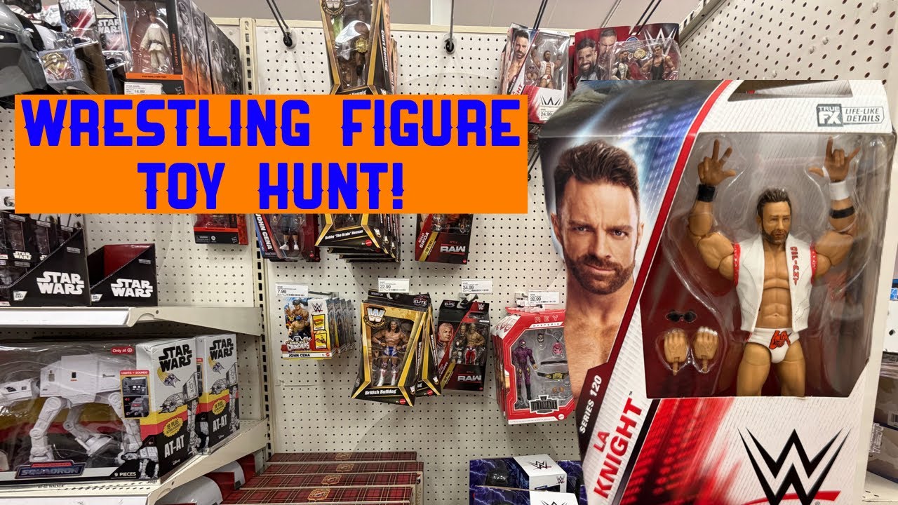 WRESTLING FIGURE TOY HUNT IN TARGET! | WWE & AEW Figures 