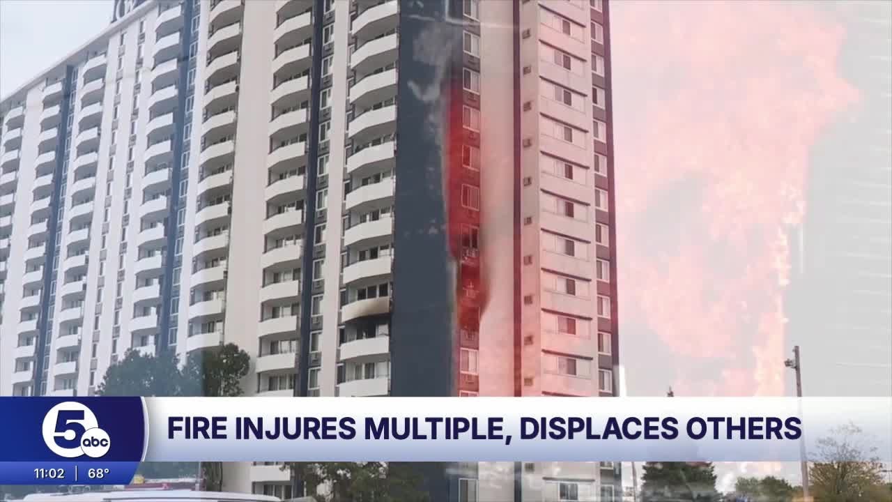 Crews investigating apartment fire in North Olmsted that left multiple people injured