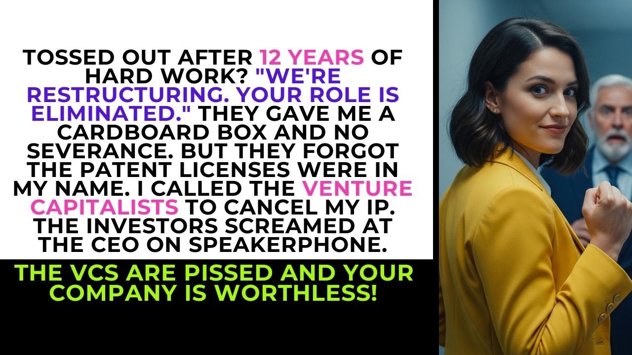Tossed Out After 12 Years The Licenses Are in MY Name  The VCs Are PISSED
