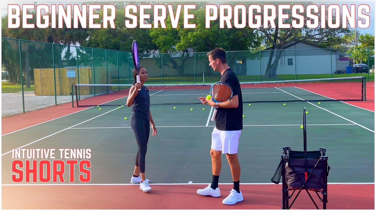 Beginner Tennis Serve Progressions