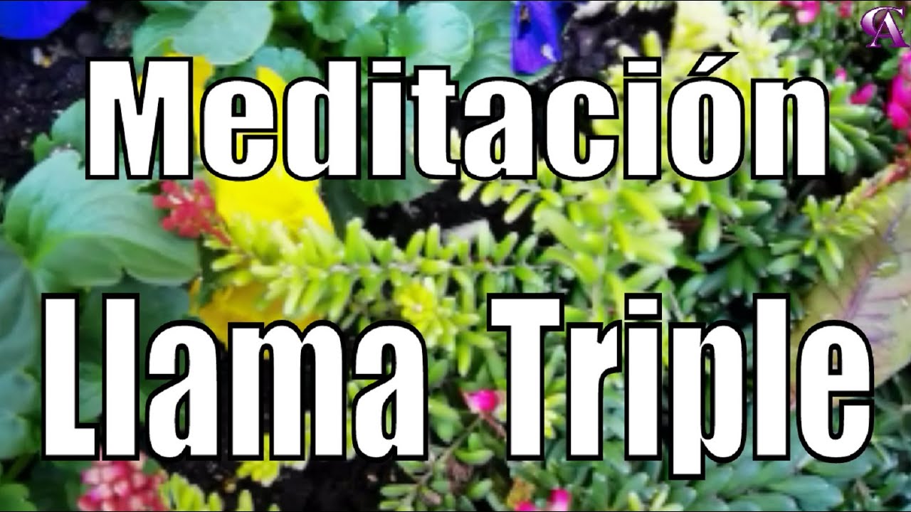 Meditación. Llama Triple.
