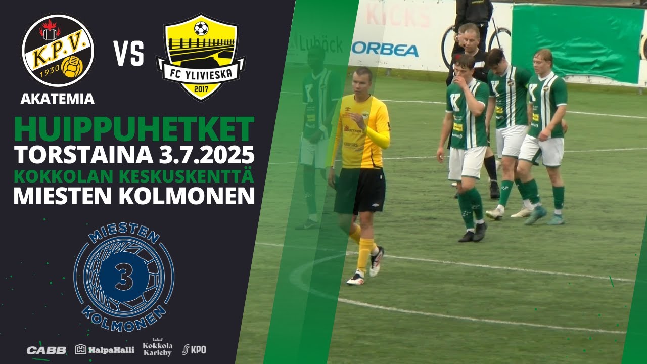KPV Akatemia - FC Ylivieska to 3.7.2025 - Huippuhetket