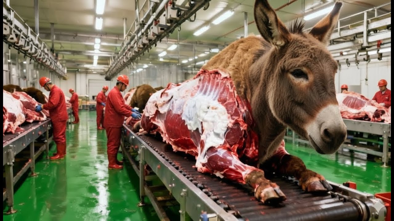 Inside a Donkey‑Leather Factory — From Hide to leather jackets, Shoes (Full Process)