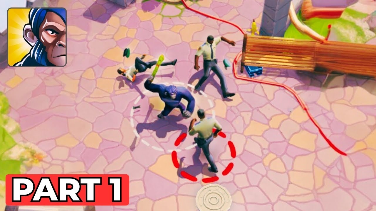 Primatus Gameplay Walkthrough Part 1 &ndash; The ANGRY GORILLA's Revenge! (Android/iOS)