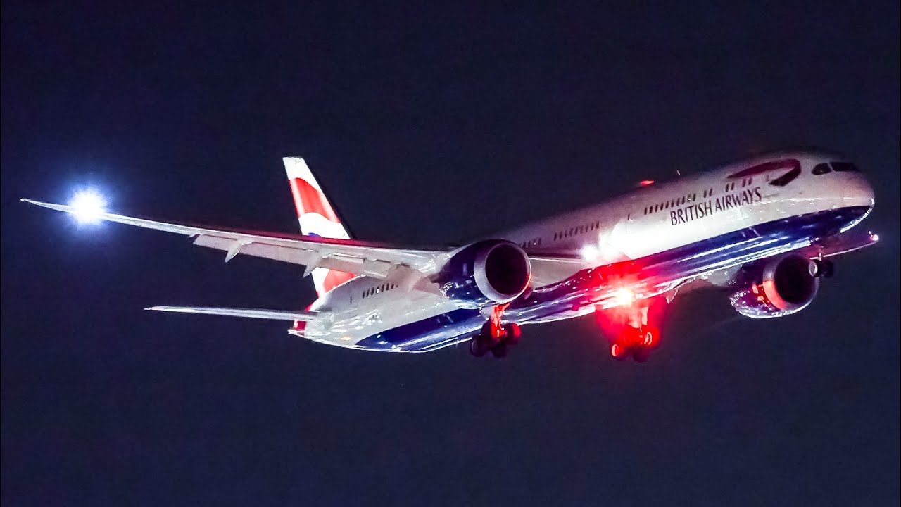 Spectacular Nonstop Nighttime Plane Spotting at Newark Liberty | B757 B767 B787 A330 | 10/5/2023