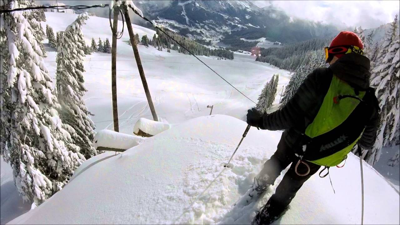 ski  vallée d'Abondance [gopro]