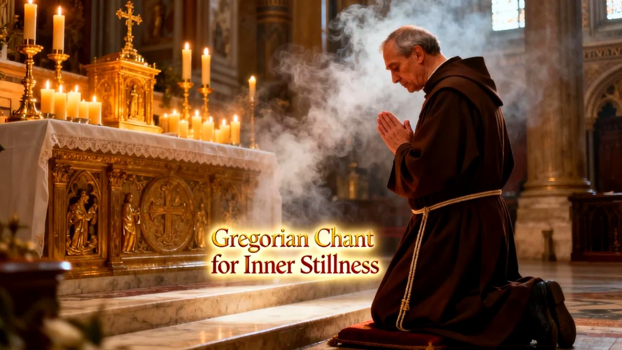 Gregorian Chant for Healing Sleep and Holy Light | Benedictine Ambience and Sacred Reflection