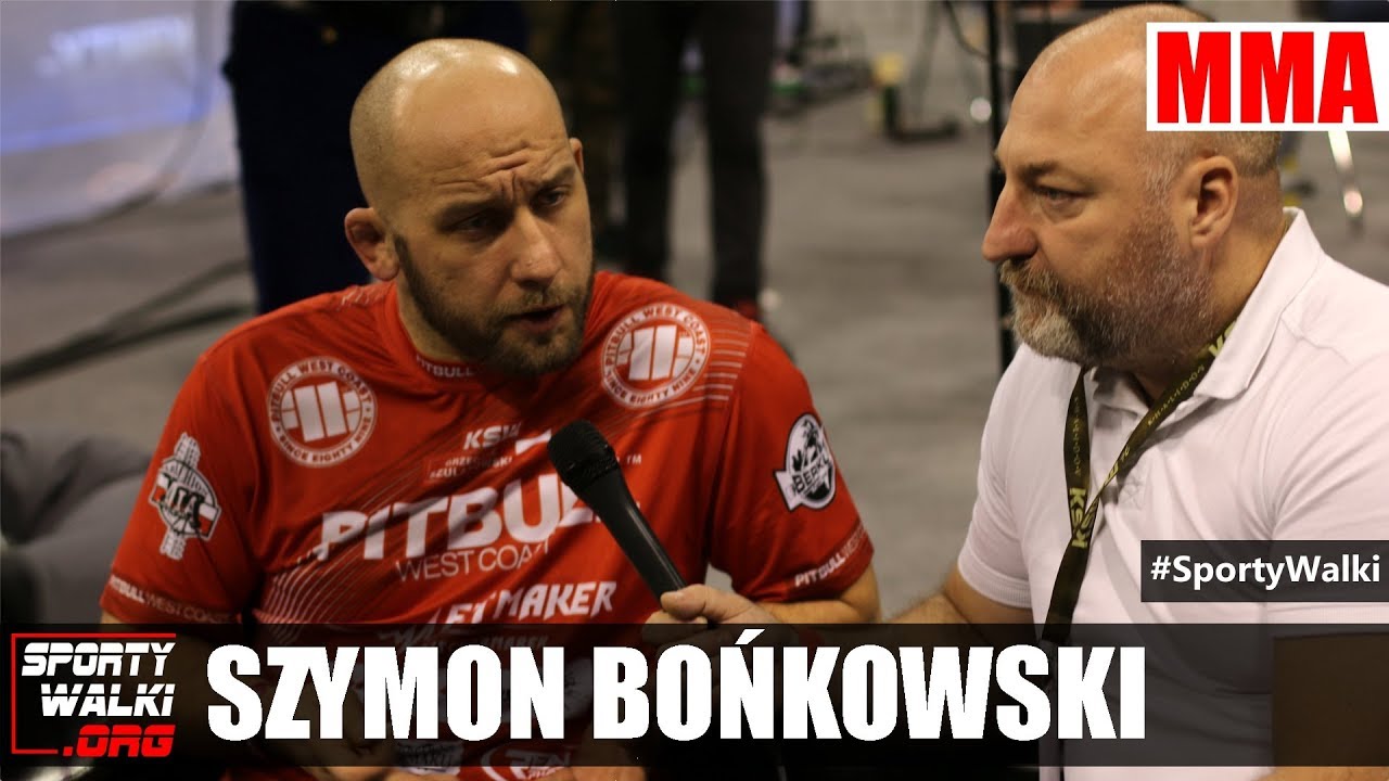 Szymon Bońkowski przed Khalidov-Narkun: W tym sporcie nie można być spokojnym
