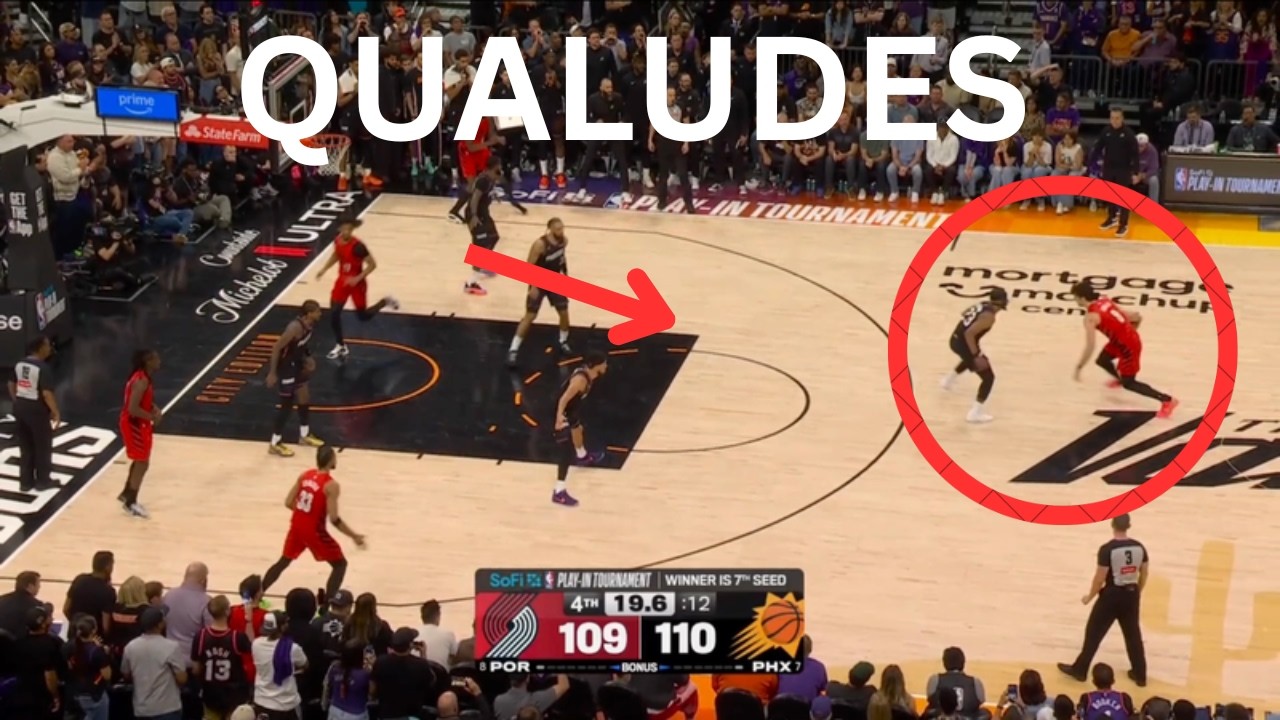 PHOENIX SUNS quaaludes coaching vs. PORTLAND TRAIL BLAZERS | PLAY-IN