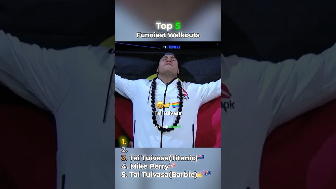 Top 5 Funniest Walkouts in the UFC 😂 #ufc #ufcvideo #walkouts