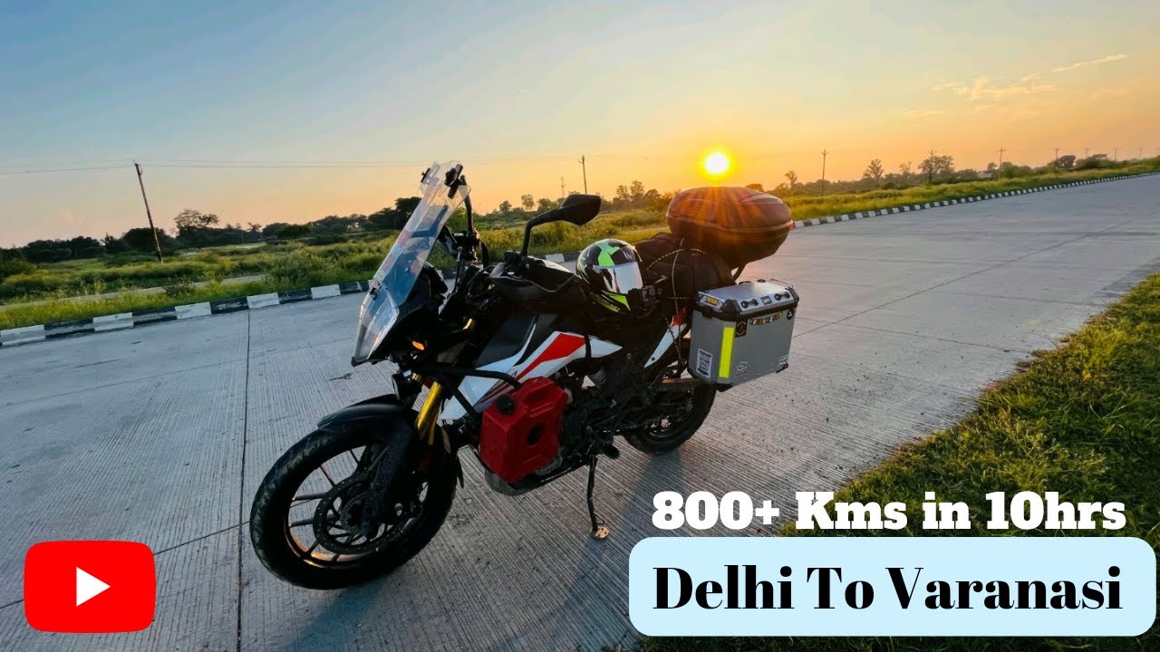 DELHI TO VARANASI | 800+kms in 10hrs | BiKe RiDe | KTM ADVENTURE 390 on YAMUNA EXPRESSWAY.||
