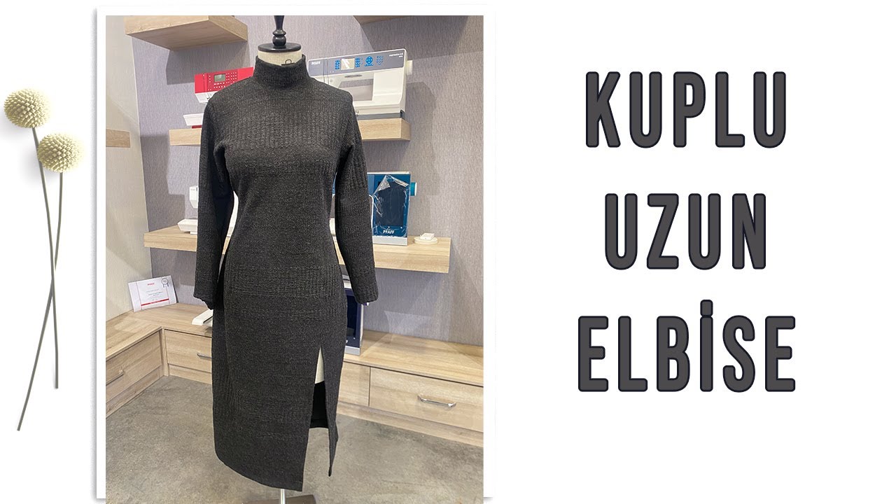 KUPLU UZUN ELBİSE DİKİMİ