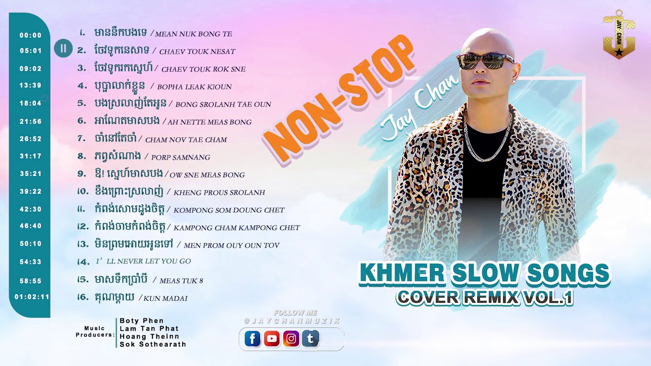 Jay Chan - Slow Songs Cover Remix Vol. 01 (Non-Stop)