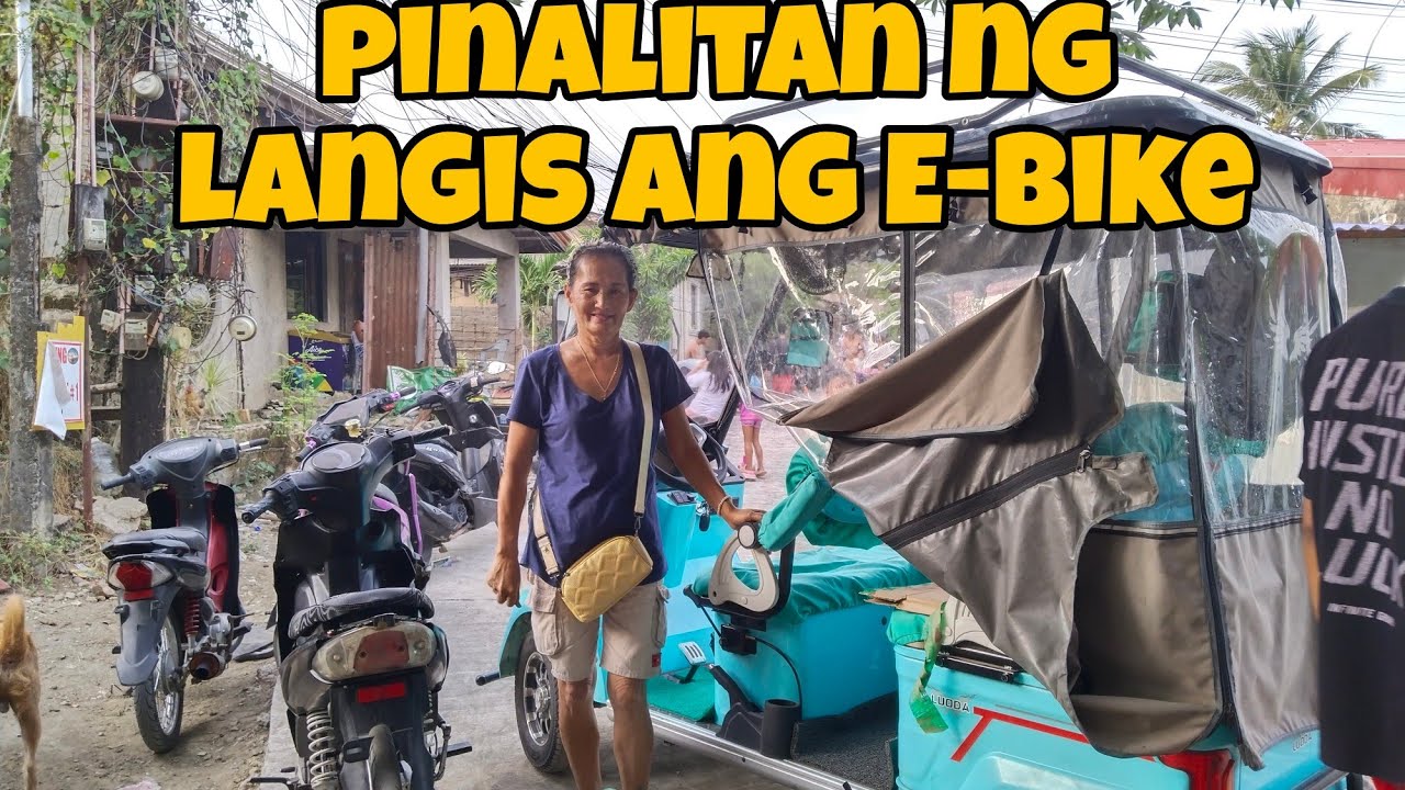 Nag Palit na Ng Langis Ang akin E-bike@KabonitaVlogOfficial