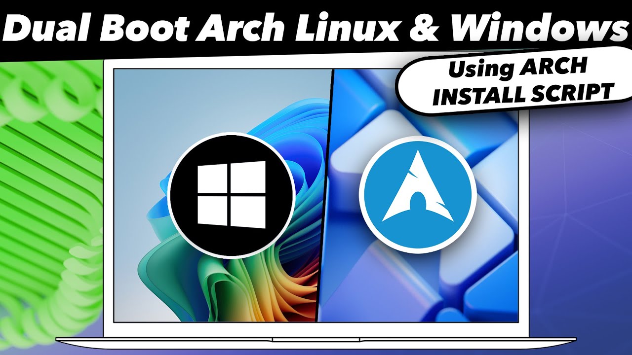 How to Dual Boot Arch Linux and Windows 11 (NEW) // USING ARCH INSTALL SCRIPT