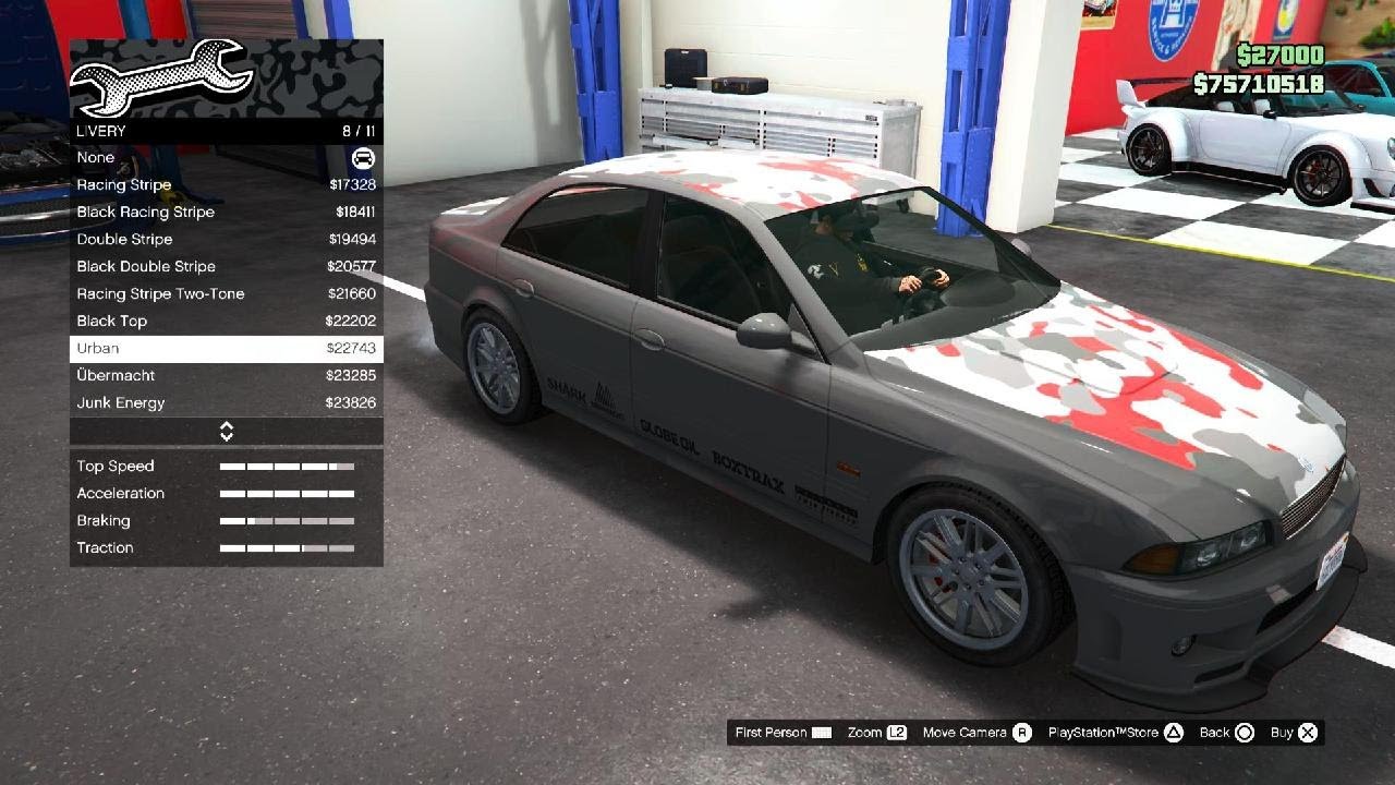 GTA V Online: Customizing (Ubermacht Sentinel XS4)