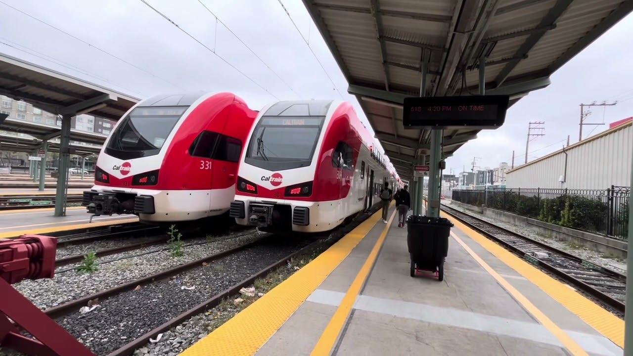 Caltrain from San Francisco to Sunnyvale #usa #sanfransico