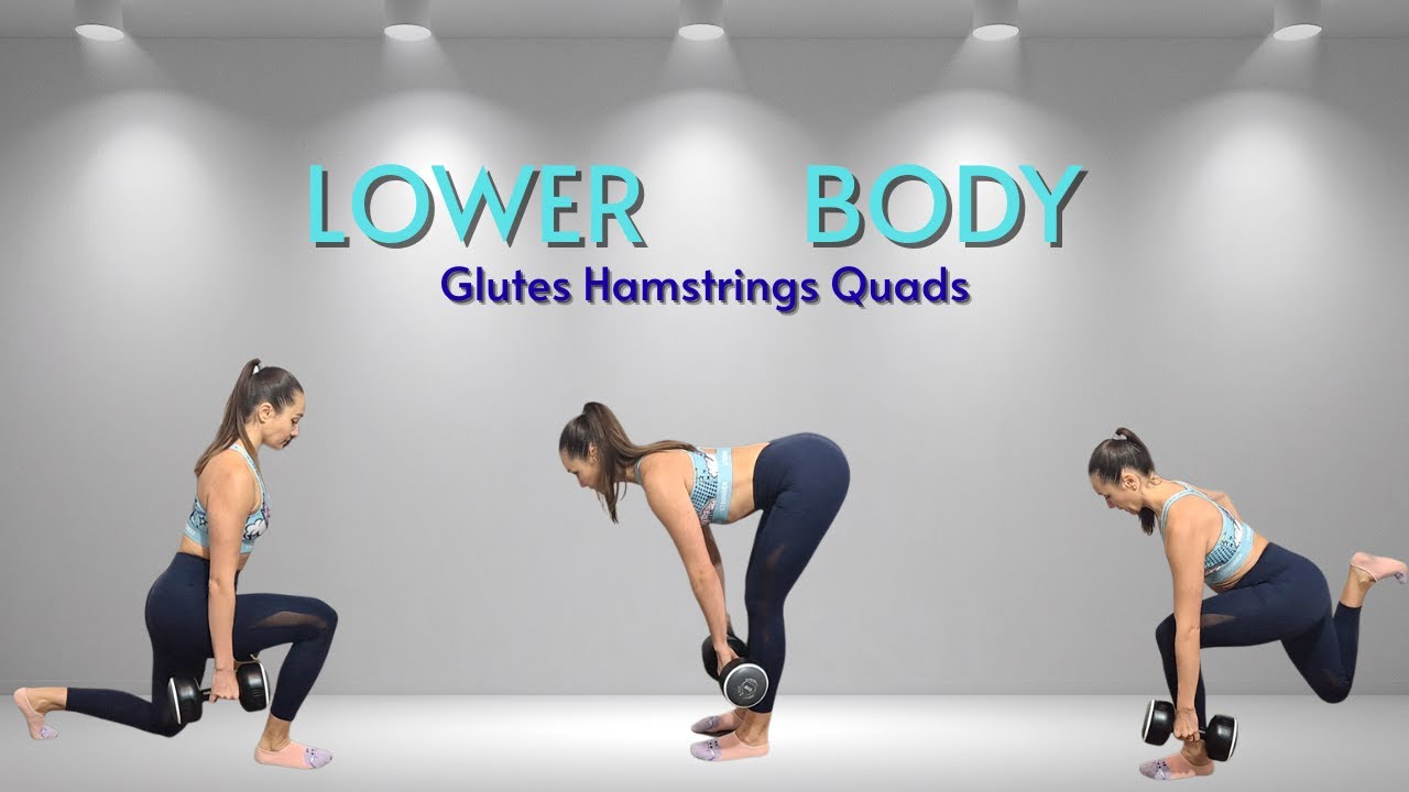 Full LOWER BODY Workout (Tone & Sculpt) / At Home Glutes, Hamstrings, Quadriceps Workout.