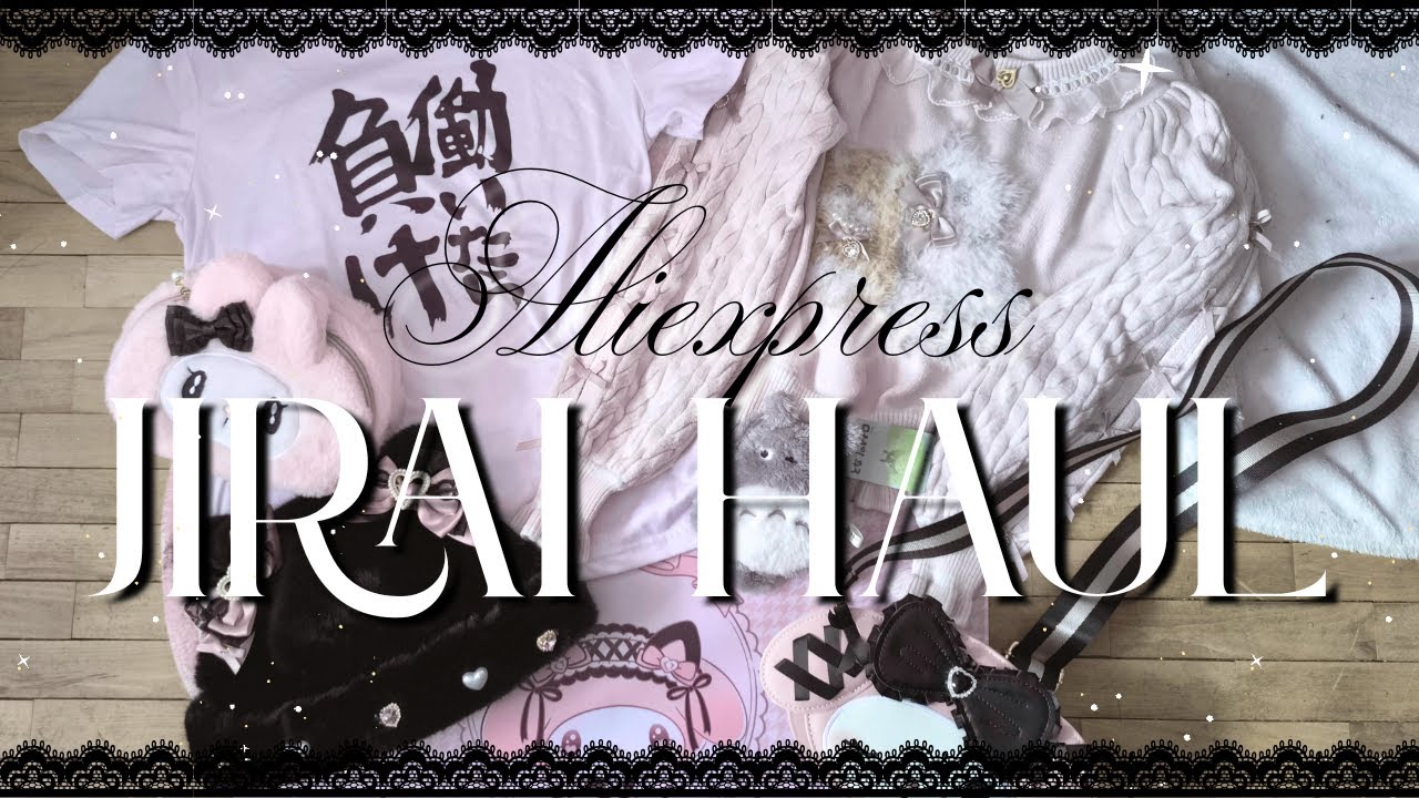 jirai kei essentials ♡ huge aliexpress haul