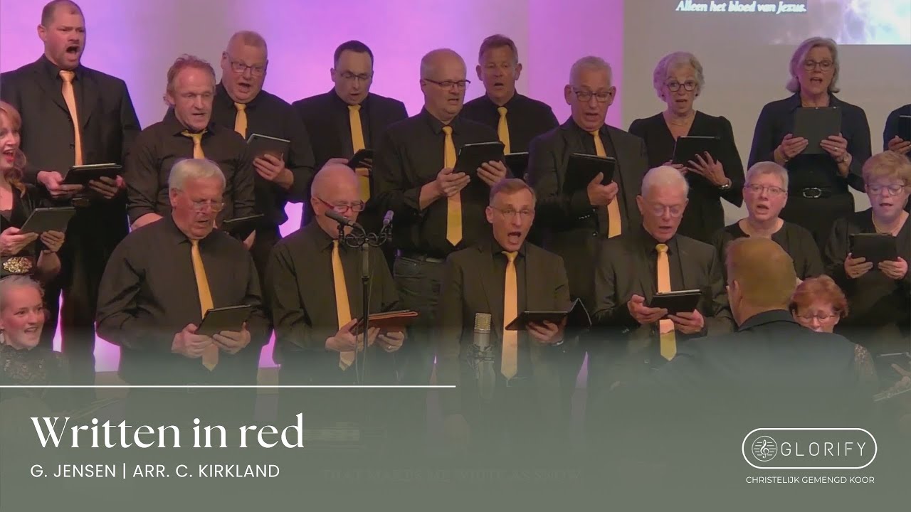 Written in red | Glorify o.l.v. Jaap Kramer