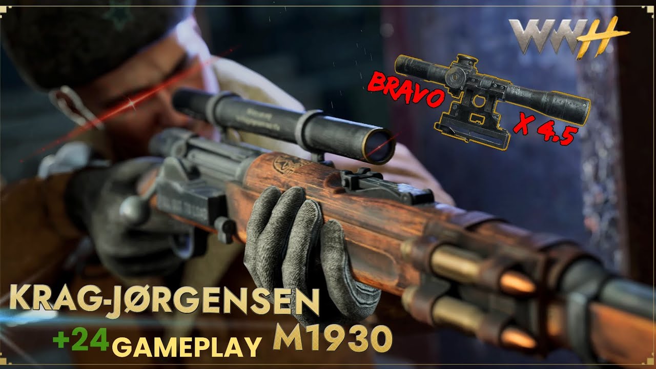 𝐾𝑅𝐴𝐺-𝐽Ø𝑅𝐺𝐸𝑁𝑆𝐸𝑁 𝑀1930... BRUTAL Gameplay 🔥 +24 ✔️ • World War Heroes Novo Melhor Rifle •