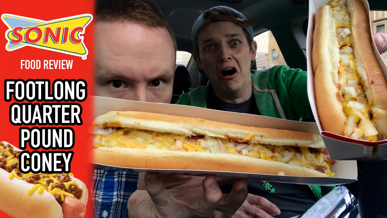 Sonic Drive-In's Footlong Quarter Pound Coney Food Review | Season 3, Episode 18
