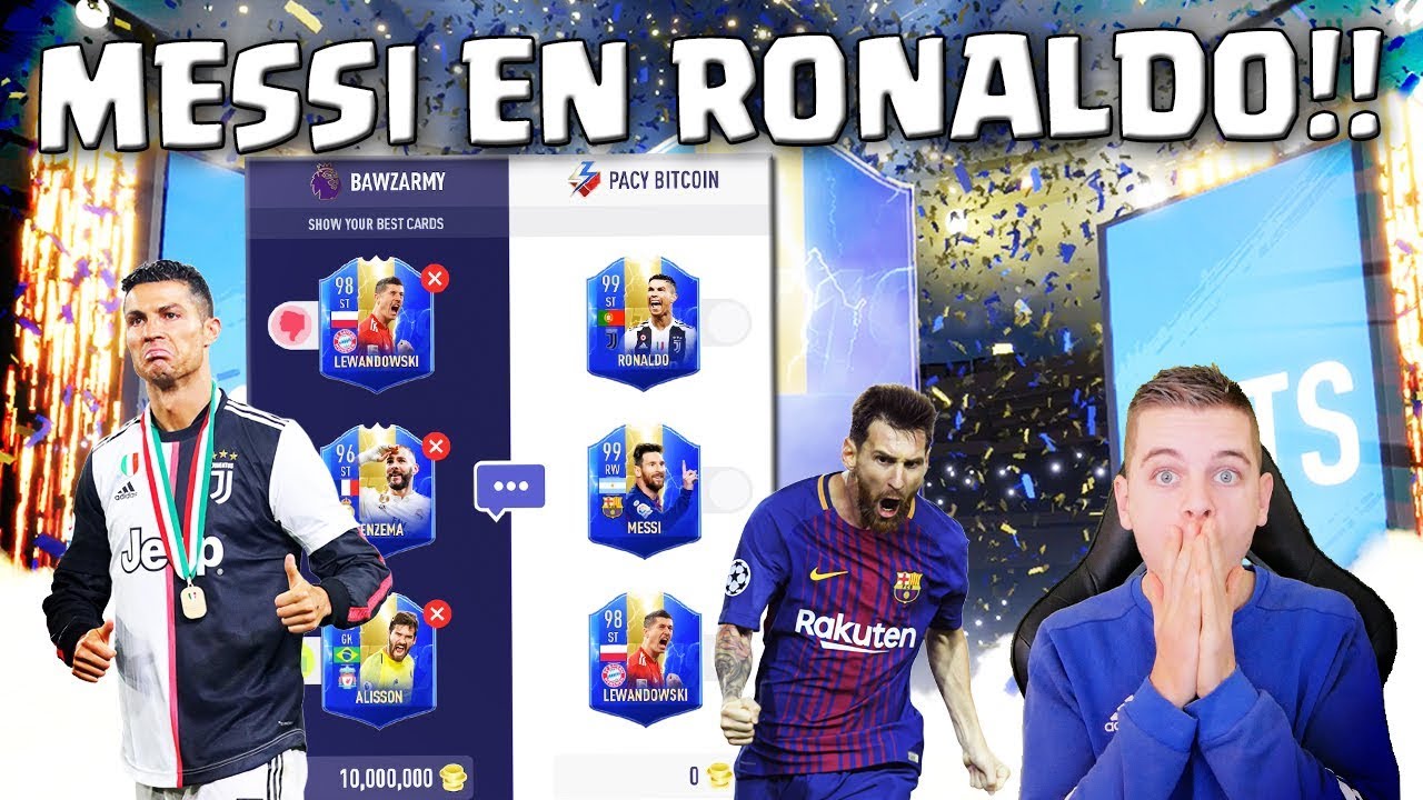 99 TOTS MESSI EN RONALDO IN 1 TRADE!!