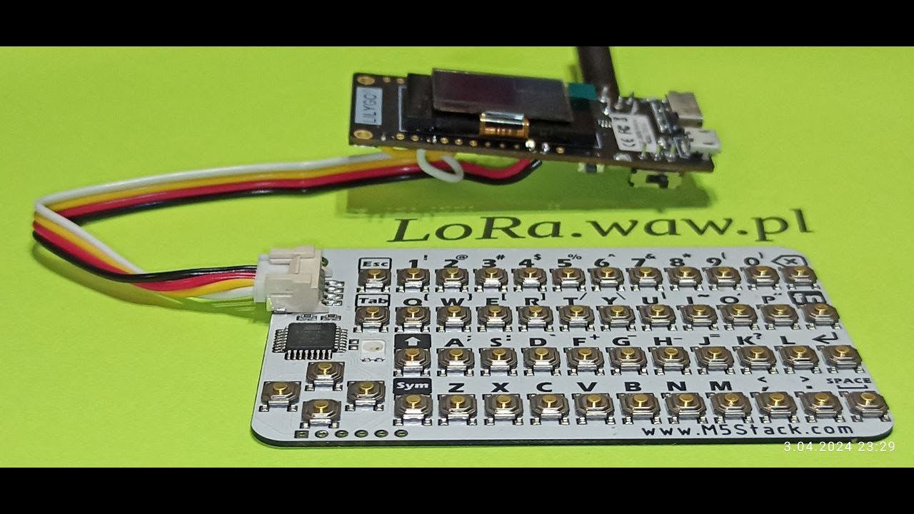 📟️ LoRa.waw.pl | T-LoRa + klawiatura cardkb