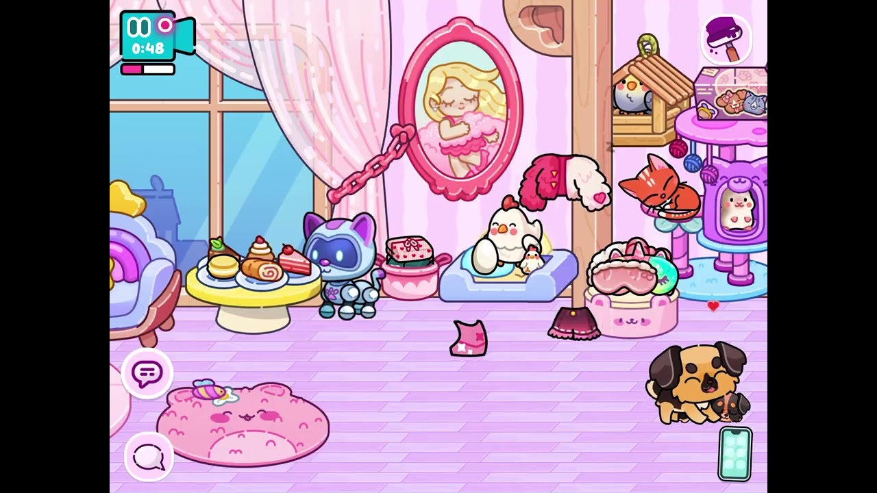 紅色❤️+￼白色🤍變裝成粉紅色💖🌸😊