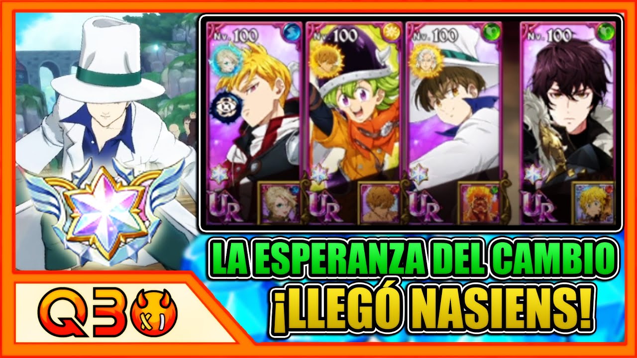 ¿¡UNO DE LOS MEJORES SUPPORTS DE LA HISTORIA!? ¡NASIENS LLEGÓ PARA DOPAR EL PVP! | 7DS: Grand Cross