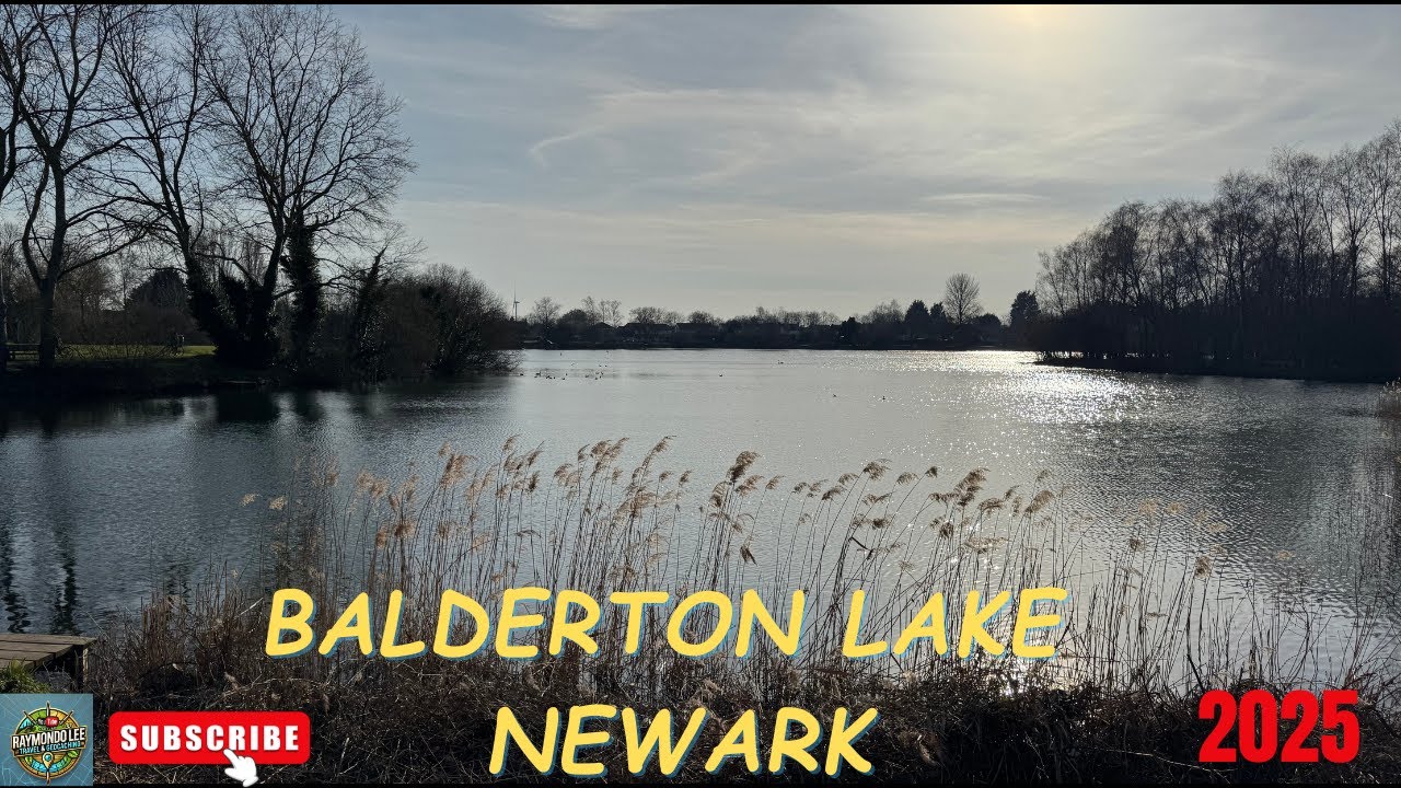 Balderton Lake in Newark, Nottinghamshire Relaxing Spring Stroll VLOG