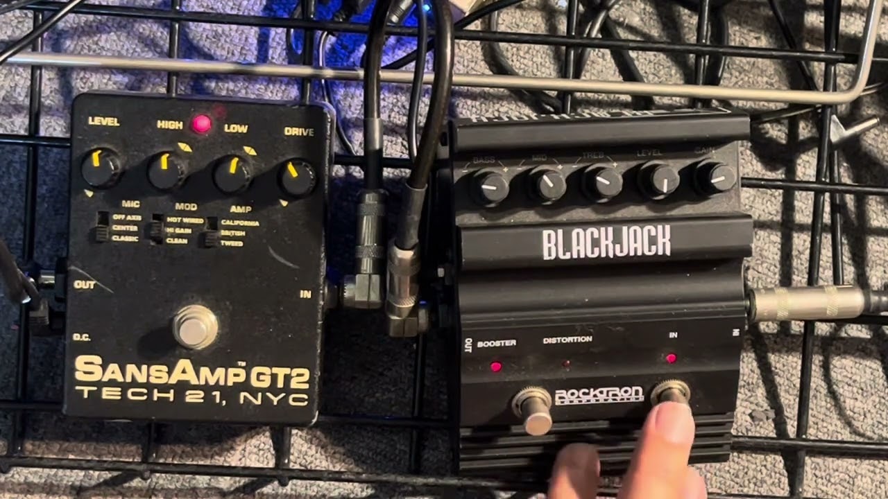 Rocktron Black Jack pedal,plugged as a great booster
