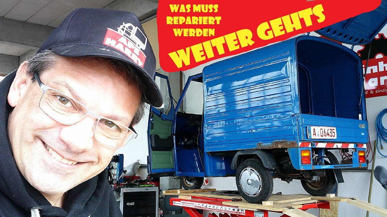 Ape 50   DIE BESTANDSAUFNAHME   zur Reparatur @ApeHarry