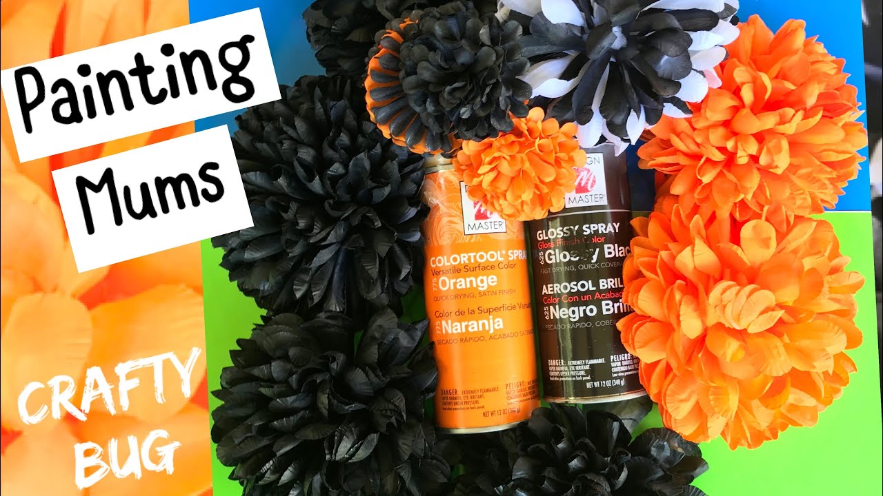 Homecoming mum flower painting tutorial; DIY HOMECOMING MUMS