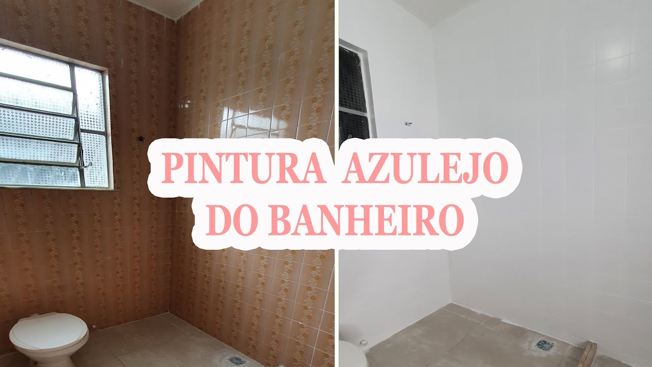 Pintura azulejo do banheiro / Como pintar azulejo