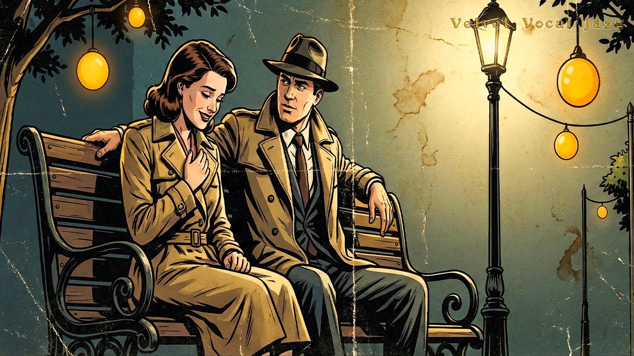 Moments in the Park | 🌳 Romantic Slow Jazz on a Park Bench | Velvet Vocal Jazz