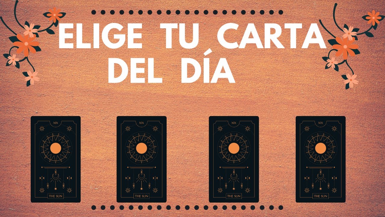 ELIGE TU CARTA DEL D&Iacute;A Tarot interactivo