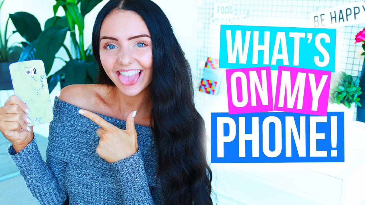 WHAT'S ON MY PHONE? 2016 (Android) Samsung Galaxy S6 Edge!