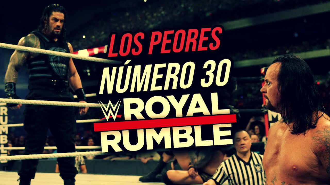 LOS 5 PEORES NÚMERO 30 EN LA HISTORIA DE ROYAL RUMBLE 📉 |  Finales Decepcionantes Royal Rumble 😨